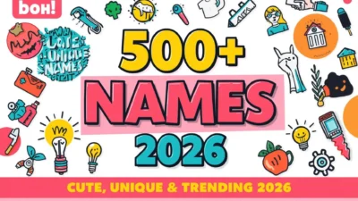 500+ Unique Names Cute, Unique & Trending 2026