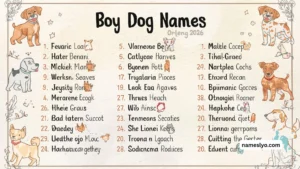 Boy Dog Names Cute, Unique & Trending 2026 🐶