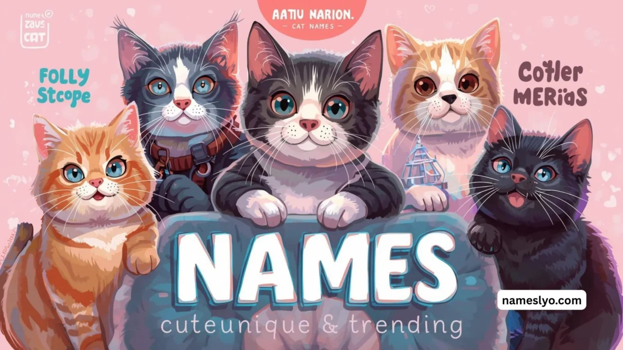 Cat Names Cute, Unique & Trending 2026🐱✨