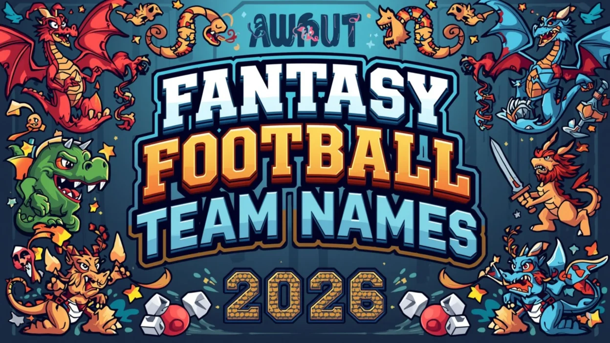 Fantasy Football Team Names Cute, Unique & Trending 2026