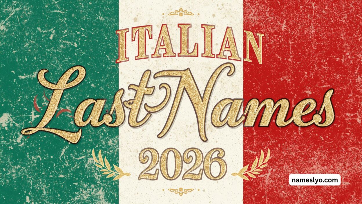 _Italian Last Names Cute, Unique & Trending 2026 🇮🇹