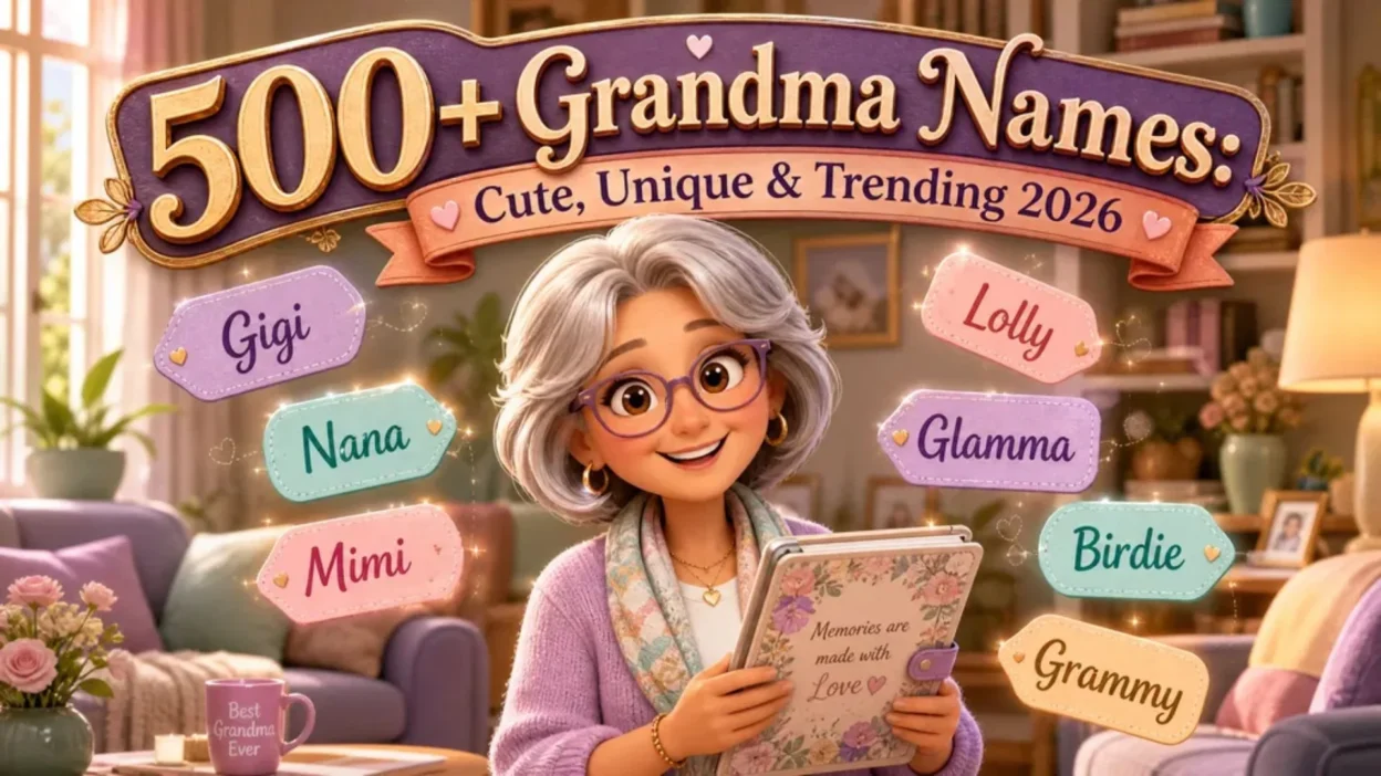 500+ Grandma Names Cute, Unique & Trending 2026