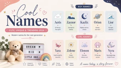 Cool Names Cute, Unique & Trending 2026