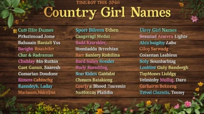 Country Girl Names Cute, Unique & Trending 2026