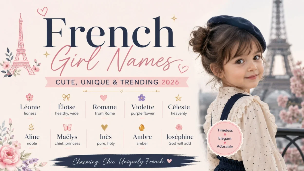 French Girl Names Cute, Unique & Trending 2026 (2)