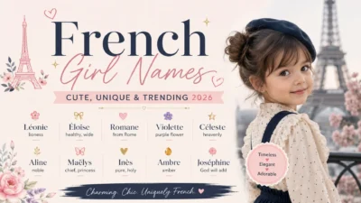 French Girl Names Cute, Unique & Trending 2026 (2)