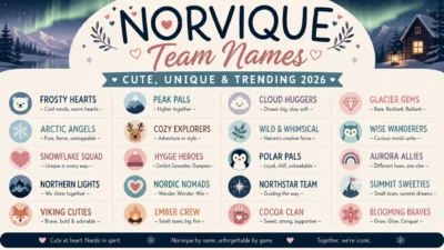 Norvique Team Names Cute, Unique & Trending 2026