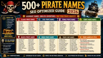 🏴_☠️ 500+ Pirate Names SEO Optimized Guide 2026