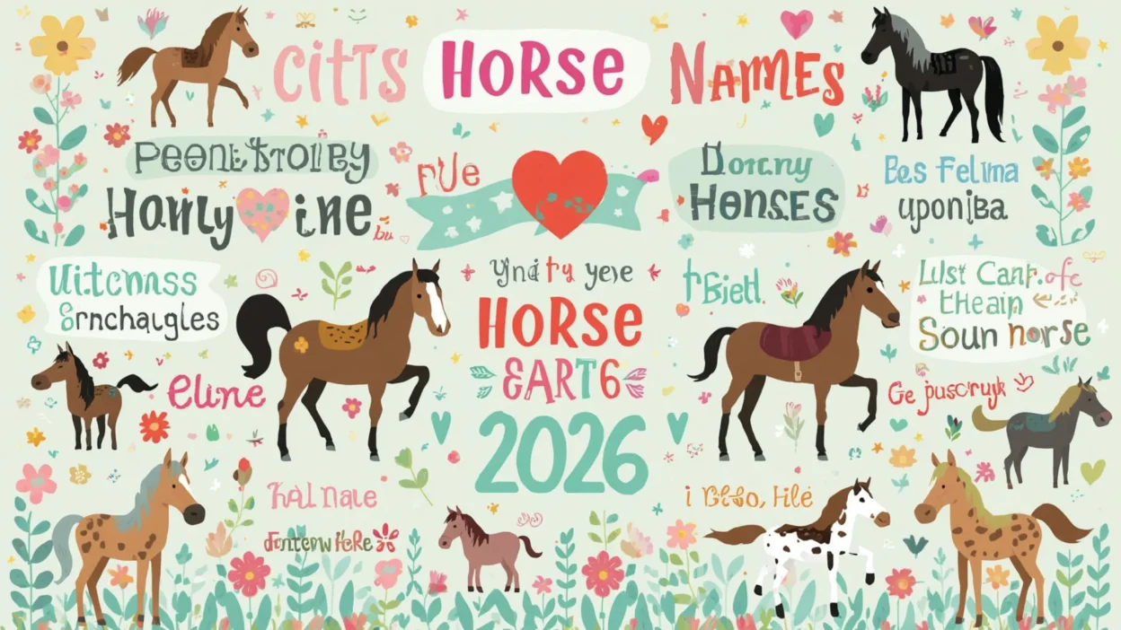 🐴 Horse Names Cute, Unique & Trending 2026 ✨