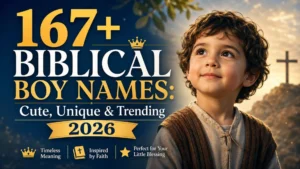 167+Biblical Boy Names: Cute, Unique & Trending 2026