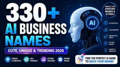 330+ AI Business Names Cute, Unique & Trending 2026