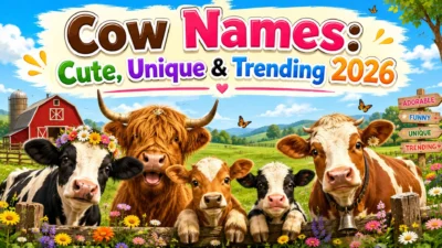 Cow Names Cute, Unique & Trending 2026