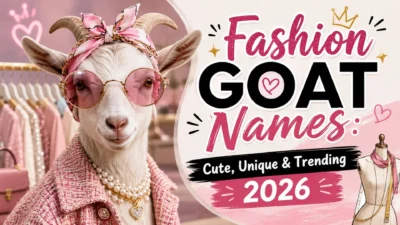 Fashion Goat Names Cute, Unique & Trending 2026👗🐐