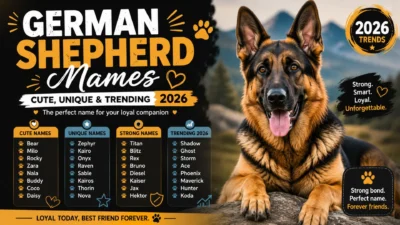 German Shepherd Names Cute, Unique & Trending 2026
