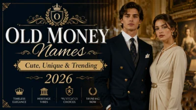 Old Money Names Cute, Unique & Trending 2026