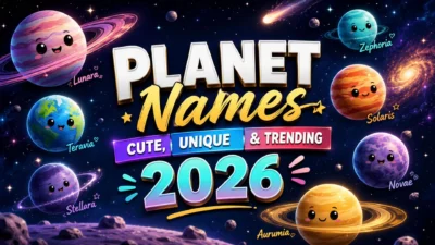 Planet Names: Cute, Unique & Trending 2026