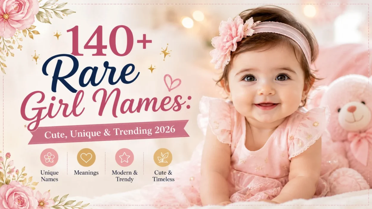 140+Rare Girl Names: Cute, Unique & Trending 2026
