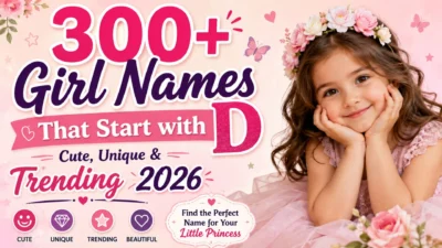 300+Girl Names That Start with D Cute, Unique & Trending 2026