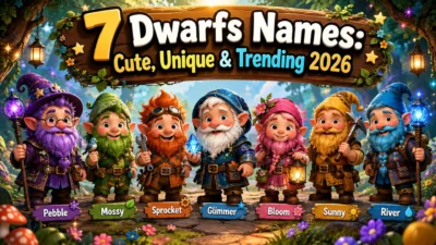 7 dwarfs names Cute, Unique & Trending 2026