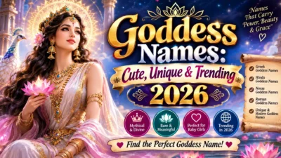 Goddess Names Cute, Unique & Trending 2026