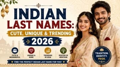 Indian Last Names Cute, Unique & Trending 2026