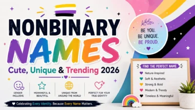 Nonbinary Names Cute, Unique & Trending 2026