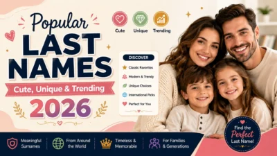 Popular Last Names Cute, Unique & Trending 2026