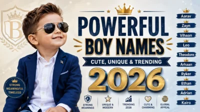 Powerful Boy Names Cute, Unique & Trending 2026