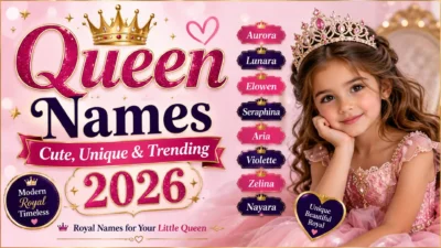 Queen Names Cute, Unique & Trending 2026