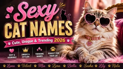 Sexy Cat Names Cute, Unique & Trending 2026