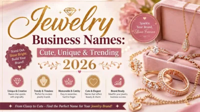 ✨ Jewelry Business Names Cute, Unique & Trending 2026 ✨