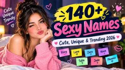 140+ Sexy Names Cute, Unique & Trending 2026