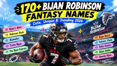 170+Bijan Robinson Fantasy Names Cute, Unique & Trending 2026