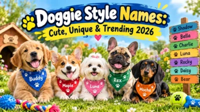 Doggie Style Names Cute, Unique & Trending 2026