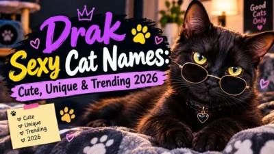 Drak Sexy Cat Names Cute, Unique & Trending 2026