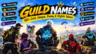 Guild Names 50+ Cool, Unique, Funny & Stylish Ideas